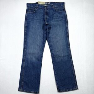 Wrangler Retro Jeans Men 38x34 Relaxed Fit Boot Bootcut Cowboy Western Rodeo NWT